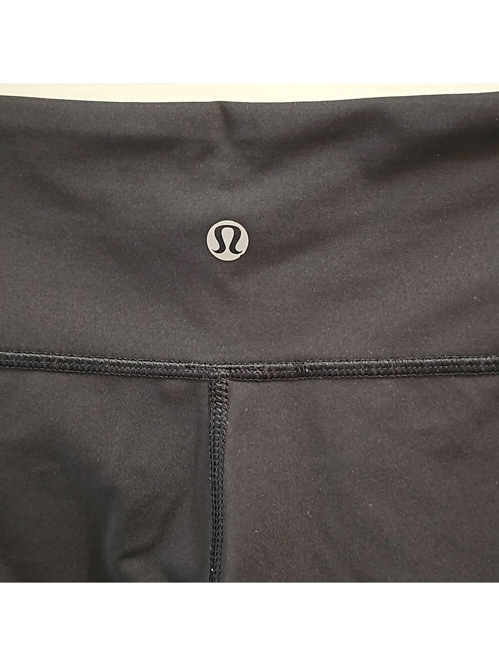229. Lululemon Black Crop Leggings - Picture 4 of 5